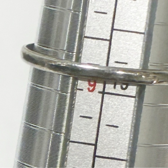 925 Sterling Silver Ring Size 9 Abalone Shell Handmade Jewelry - Picture 5 of 5